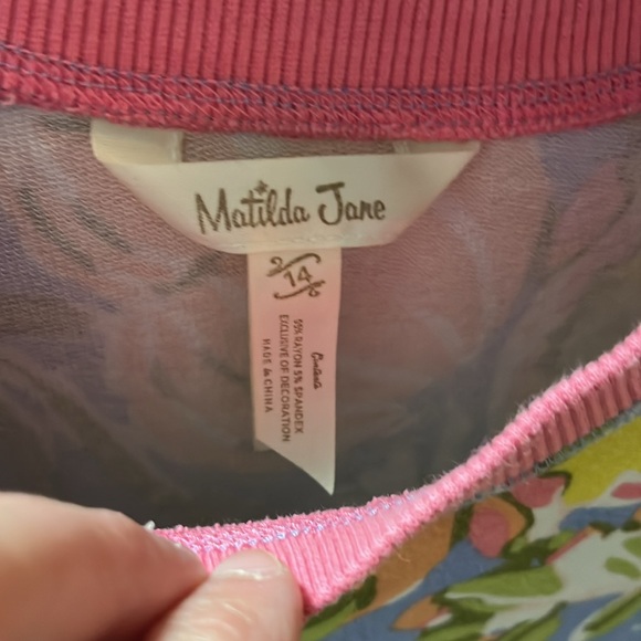 Matilda Jane Fall short sleeve sweatshirt - Picture 3 of 3